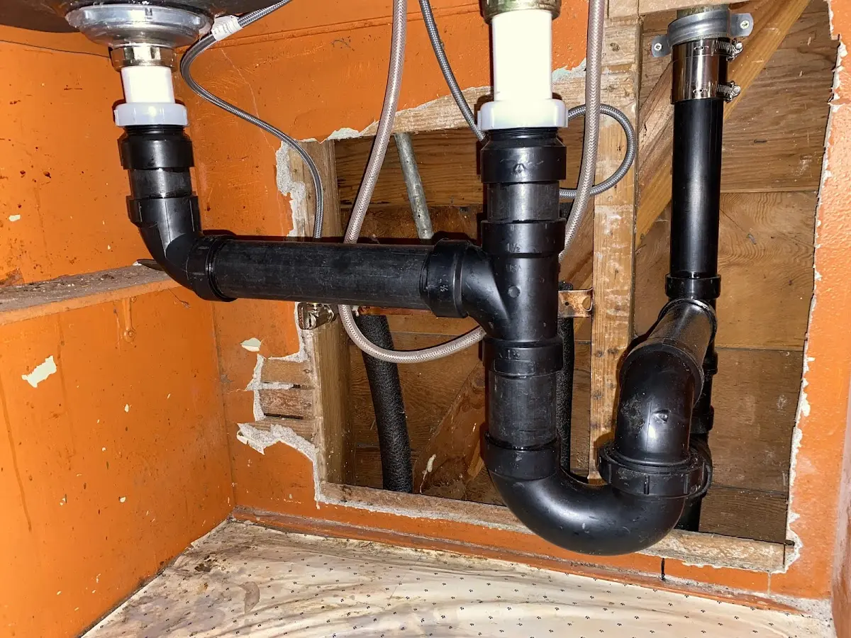 Professional Repiping Services equipment and tools on the job in Sunbury